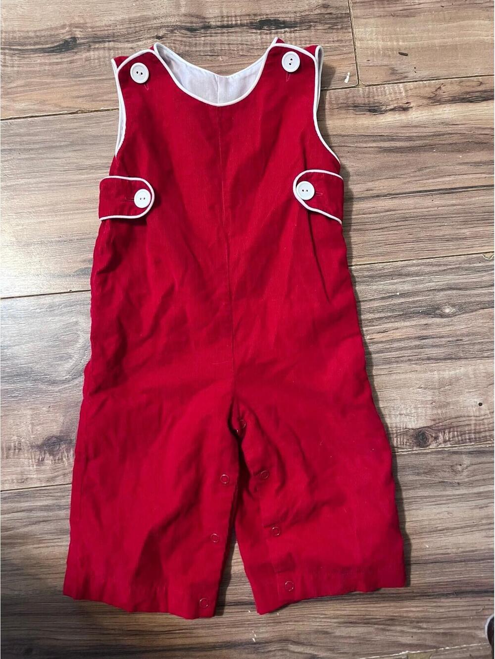 Kelly’s Kids Red Overalls
